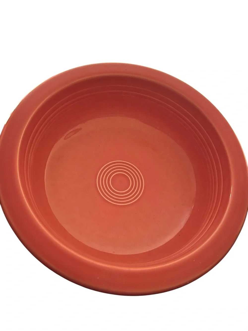 Vintage Fiestaware Orange Persimmon 8 1/2 inch Serving Bowl